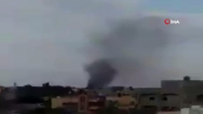  Libya'daki uluslararası havalimanına hava saldırısı