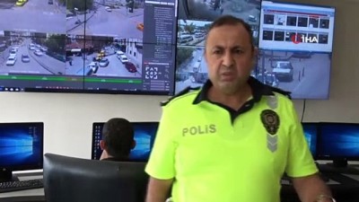 trafik polisi -  Kamerayı fark etmedi, cezayı yedi  Videosu