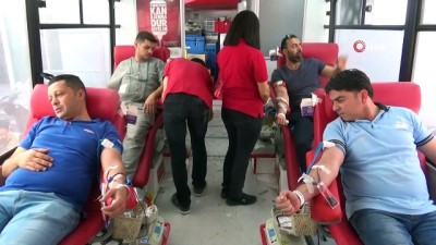 siginma -  Kilis'te kan bağış kampanyasına Suriyelilerden büyük destek  Videosu