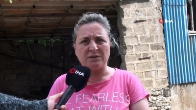 virane -  Tarihi binaya Karadeniz usulü önlem...Binayı halatla bağladılar  Videosu