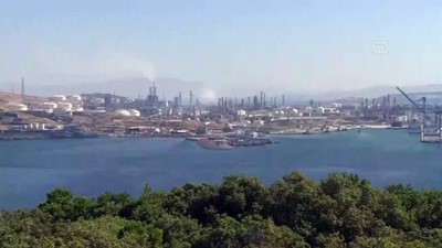 italyan - Aliağa'daki gemi yangını - İZMİR  Videosu