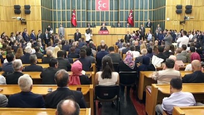 grup toplantisi - Bahçeli: 'Cumhurbaşkanlığı Hükümet Sistemi’nin güçlenmesi için atılacak adımların sonuna kadar arkasındayız' - TBMM  Videosu