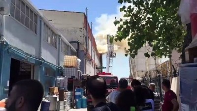 izolasyon malzemesi - Kartal'da fabrika yangını - İSTANBUL  Videosu