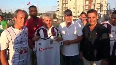Beşiktaş efsaneleri ile Hatay protokolü maç yaptı