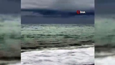  Cide sahilinde korkutan hortum