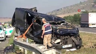  TEM’de meydana gelen kazada ölü sayısı 2’ye çıktı 