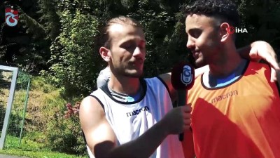 kamera arkasi - Calep Ekuban Trabzonspor kampına katıldı Videosu