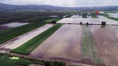  Serdivan’da zarar gören bin 735 dekar tarım alanı havadan görüntülendi