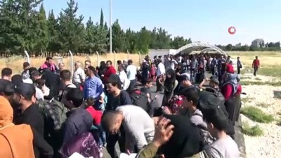 ezilme tehlikesi -  Suriyelilerin vatan özlemi izdihama dönüştü  Videosu