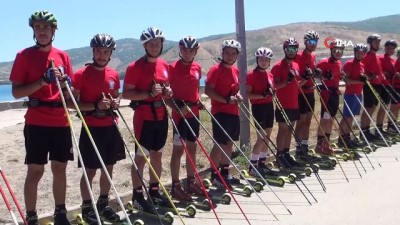 takim kampi - Tekerlekli Kayak Milli Takımı Bitlis’te kampa girdi  Videosu