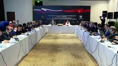 Türkiye ile Rusya Hükümetlerarası 16. Dönem KEK Toplantısı imza töreni (1) - ANTALYA 
