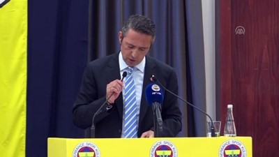 Fenerbahçe Kulübü Başkanı Ali Koç - Altyapıya verilen önem - İSTANBUL 