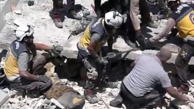 muhalifler - İdlib'e hava saldırıları: 9 ölü - ERİHA  Videosu