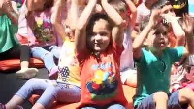 cizgi film -  Kral Şakir etkinliği'nde çocuklar gönüllerince eğlendi Videosu