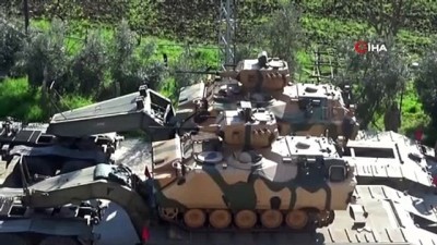  Suriye sınırına tank sevkıyatı sürüyor