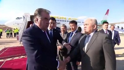 Tacikistan Cumhurbaşkanı İmamali Rahman Kırgızistan'da - BİŞKEK