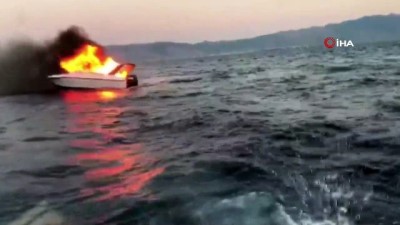  Bodrum’da yaşanan tekne yangınının yeni görüntüleri ortaya çıktı
