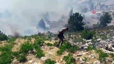 yangina mudahale -  Kahramanmaraş'ta dağlık alanda çıkan yangın söndürüldü  Videosu