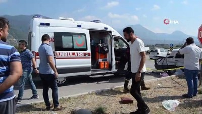 Osmaniye'de feci kaza...Anne ile 7 aylık bebeği hayatını kaybetti