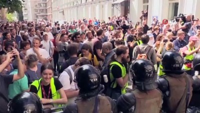 polis mudahale - - Rusya’daki Protestolarda Gözaltı Sayısı Bine Yükseldi  Videosu