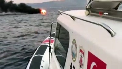 surat teknesi -  Sürat teknesi alev alev böyle yandı  Videosu