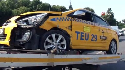 guvenlik onlemi -  E-5 Karayolu'nda dört aracın karıştığı zincirleme kaza: 1 yaralı  Videosu