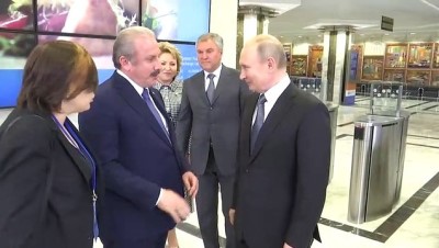 TBMM Başkanı Şentop, Rusya Devlet Başkanı Putin'le görüştü - MOSKOVA