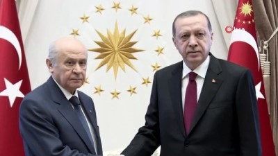  Cumhurbaşkanı Recep Tayyip Erdoğan, MHP Genel Başkanı Devlet Bahçeli ile görüşecek 