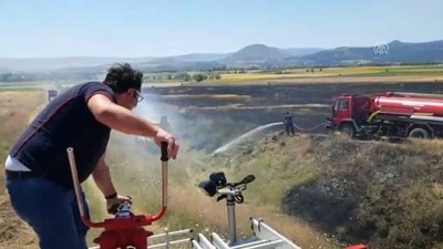 tarim arazisi - Buğday tarlasında yangın - AMASYA  Videosu