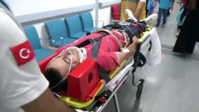 yolcu otobusu - Yolcu otobüsü şarampole devrildi: 41 yaralı (2)- AKSARAY  Videosu