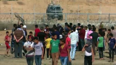 yazili aciklama - İsrail askerleri Gazze sınırında 30 Filistinliyi yaraladı (2) - GAZZE Videosu