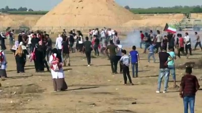 yazili aciklama - İsrail askerleri Gazze sınırında 30 Filistinliyi yaraladı (3) - GAZZE Videosu