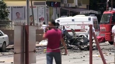 hanli - Reyhanlı'da araçta meydana gelen patlama (5) - HATAY  Videosu