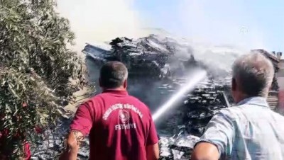 kereste deposu - Fethiye'de yangın - MUĞLA Videosu