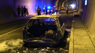 arac yangini - Amasra Tüneli'nde araç yangını - BARTIN  Videosu