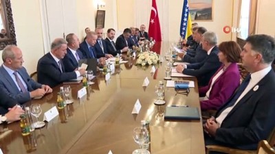  - Cumhurbaşkanı Erdoğan, Bosna Hersek Devlet Başkanlığı Üçlü Konseyi Üyeleri İle Bir Araya Geldi