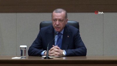 basin toplantisi -  Erdoğan, Bosna Hersek ziyareti öncesi Atatürk Havalimanı’nda konuştu  Videosu