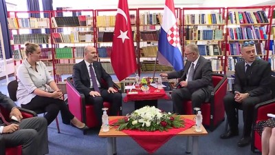 basin toplantisi - İçişleri Bakanı Soylu, Hırvat mevkidaşıyla görüştü - ZAGREB  Videosu