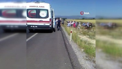 tur otobusu -  Turistleri taşıyan tur otobüsü kaza yaptı: 4 yaralı  Videosu