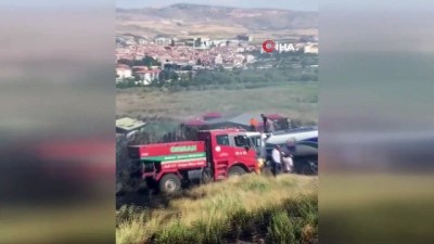 futbol sahasi -  Gölbaşı'nda ormanlık alanda yangın Videosu