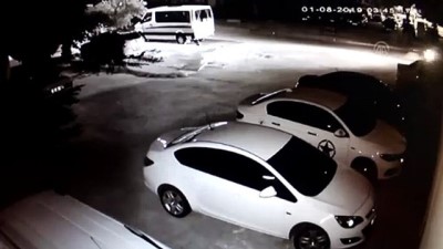 parmak izi - Adana'da akü hırsızlığı güvenlik kamerasında Videosu