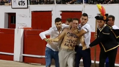 gures - Mallorca Adası'nda boğa güreşleri protestolar arasında yeniden başladı Videosu