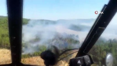 orman yangini -  Balıkesir'de orman yangını Videosu