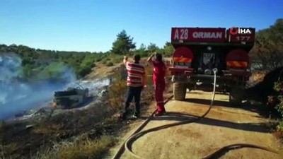 orman yangini -  İznik'te orman yangını Videosu