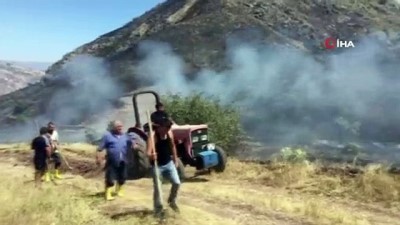 aniz yangini -  Sivas’ta anız yangını  Videosu