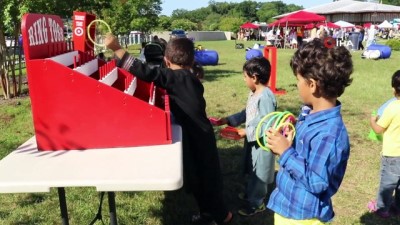 namaz vakti -  - Washinton'daki Müslümanlar bayramda diyanet Merkezinde bir araya geliyor Videosu