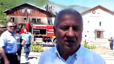 felaket -  Şehit ailesinin evi alevlere teslim oldu  Videosu