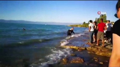 yuzme -  Ağabeyinin boğulduğu haberini alır almaz kendini göle attı Videosu