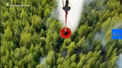 hava kuvvetleri - Rus hava kuvvetlerinin müdahalesine rağmen Sibirya'da orman yangınlarının önü alınamıyor  Videosu
