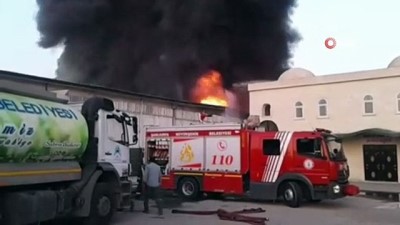  Şanlıurfa’da yapı markette büyük yangın